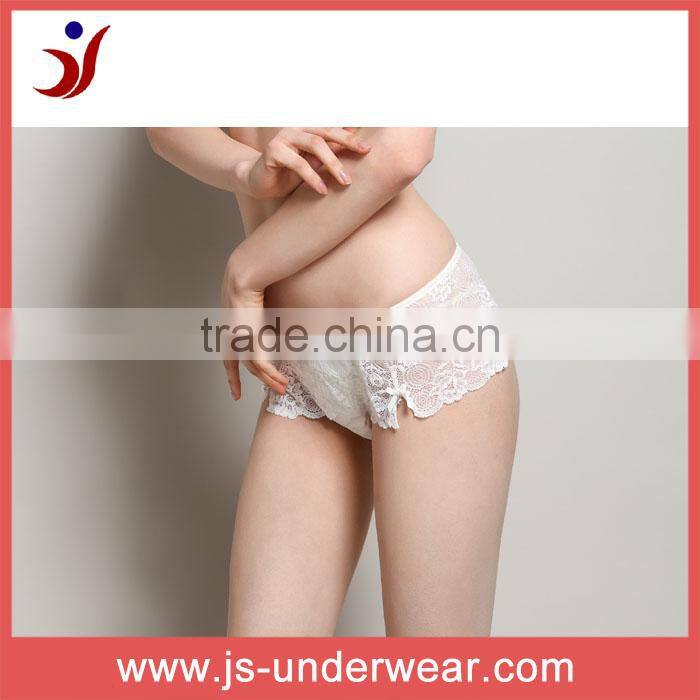 Ladies skirt style thongs, latest Hot fashion white lace panty
