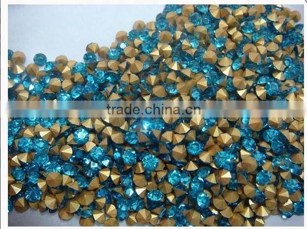 round crystal chaton jewelry beads
