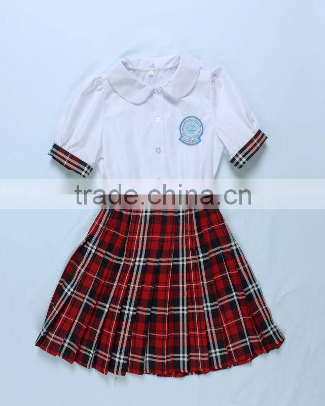 Wholesale japanese school uniform skirt