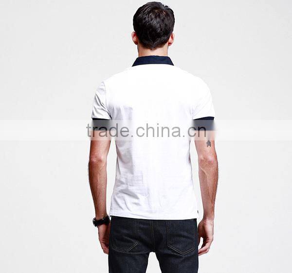 Custom Made Embroidery Logo Men High Quality Cotton Polo Shirt