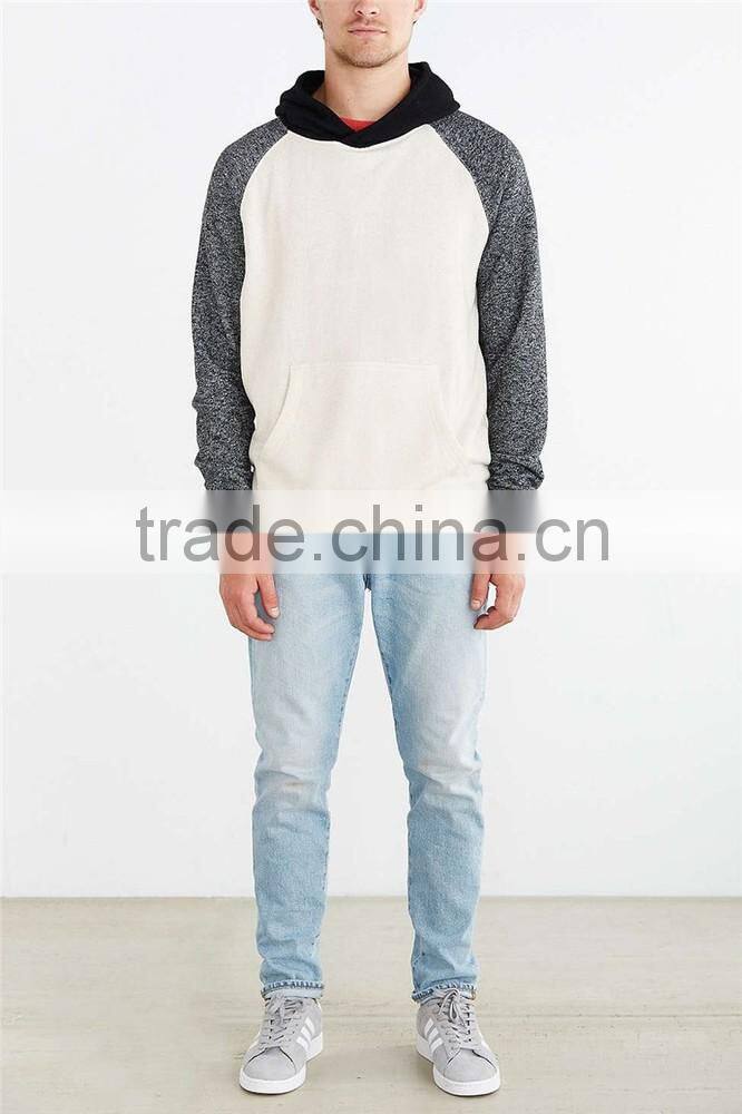 Organic cotton contrast colors hoodie wholesale lightweight hoodie