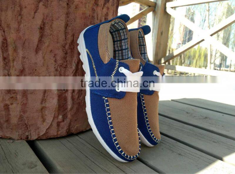 Slip on style china canvas shoe flat school shoes fashion man trainers shoes 2017