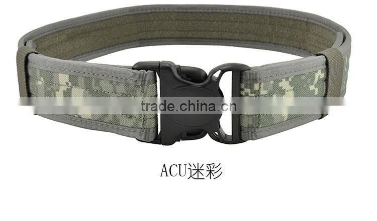 Strong nylon webbing and durable buckle military leather belt