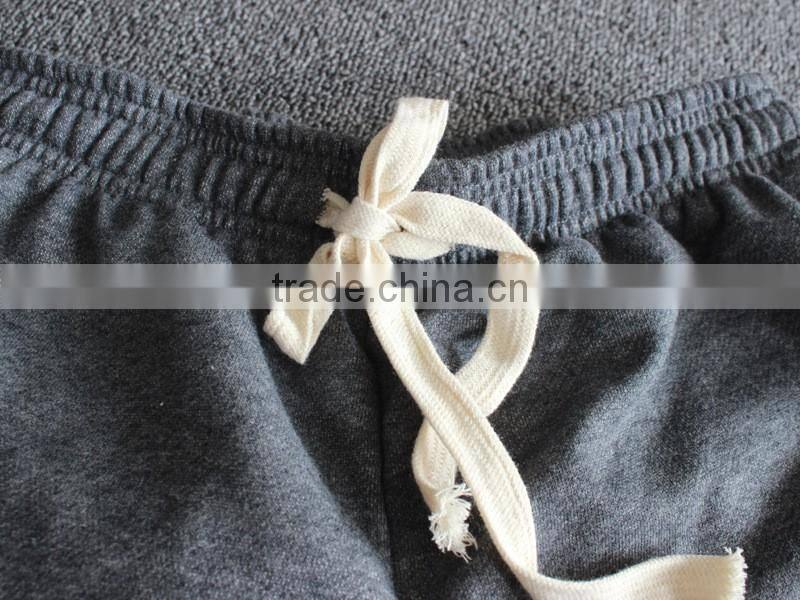 high quality summer womens sports shorts casual shorts Pure cotton terry flanging wide-legged pants