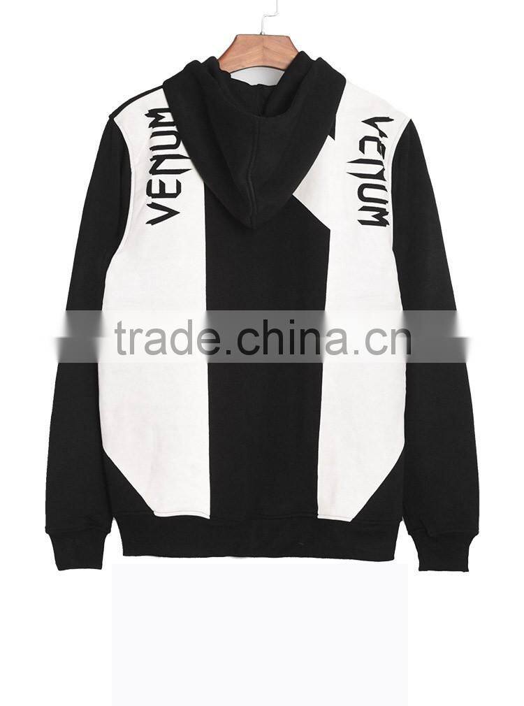 2017 New product fashion men custom longsleeve hoodies