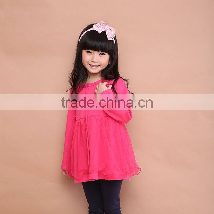 2016 fashion design baby girl clothes for autumn and spring