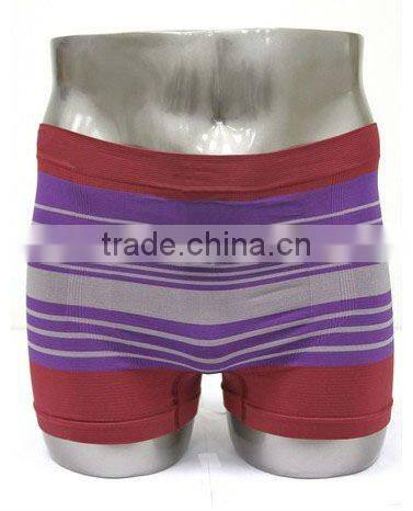 Wholesale men underwear multi strips seamless boxer brief