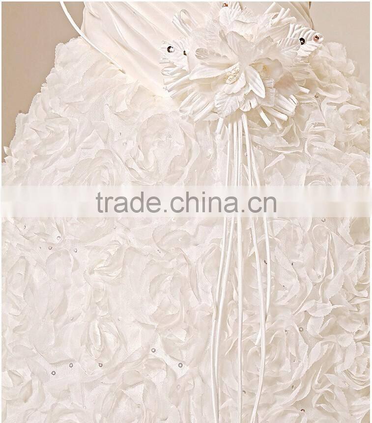 Beautiful Backless Bridal dress simple bride gowns