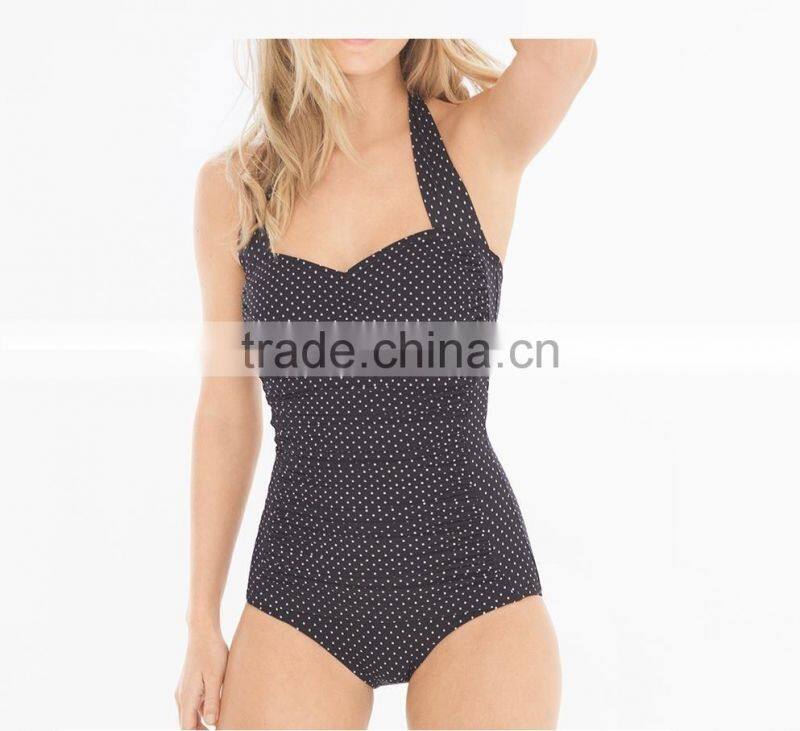 Pin Point One Piece Bathing Suit E17033