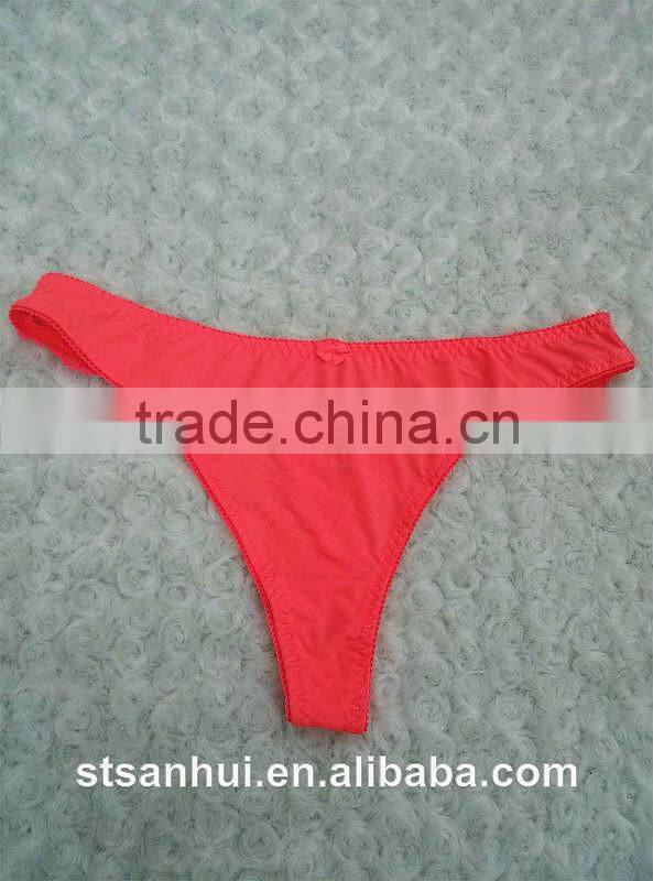 Newest women micro panty stylish fluo lace thong underwear