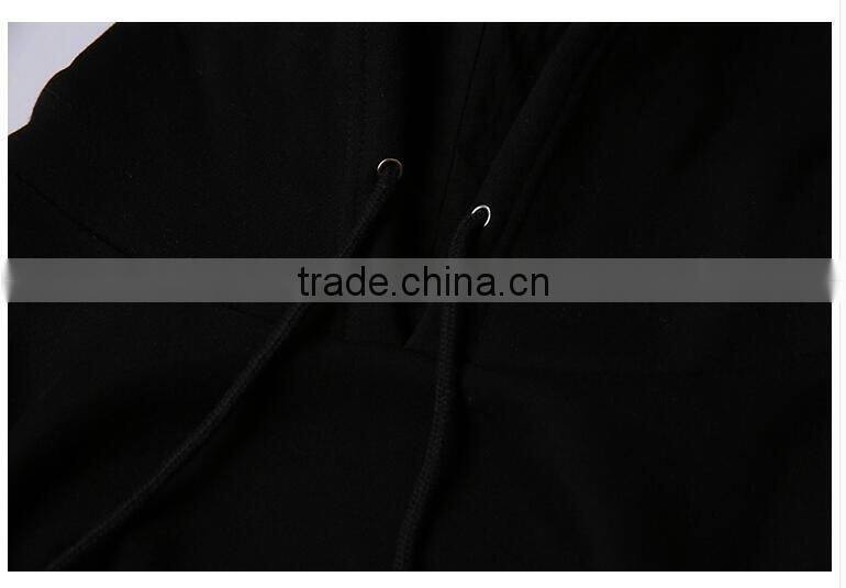 Unisex Hip Hop Streetwear 100% cotton Side Slit Hoodies