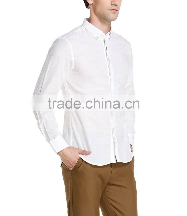 New model slim fit casual shirt for men silk satin shirt men
