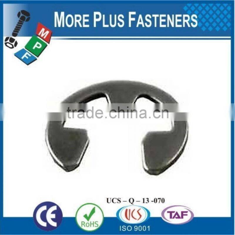 Made In Taiwan Stainless Steel E Style External Retaining E Clip