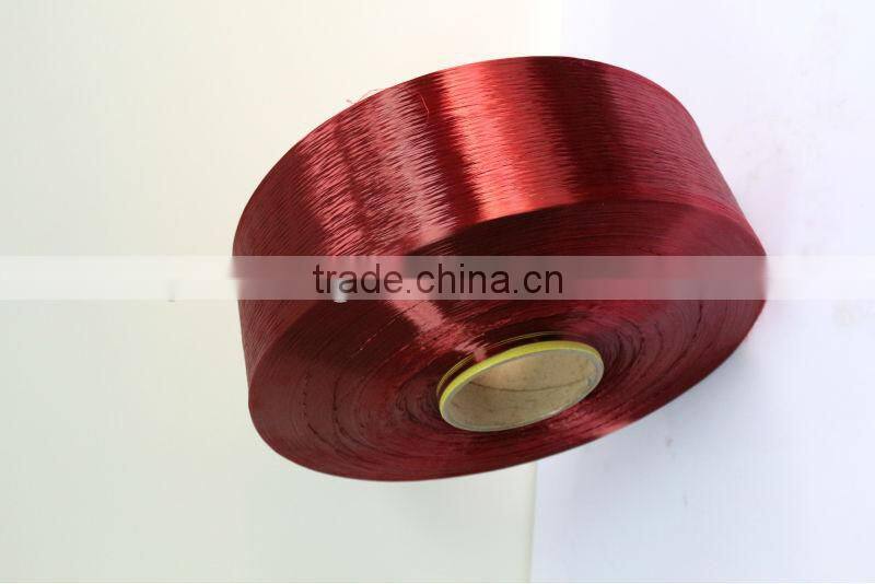 dope dyed trilobal bright polyester yarn POY