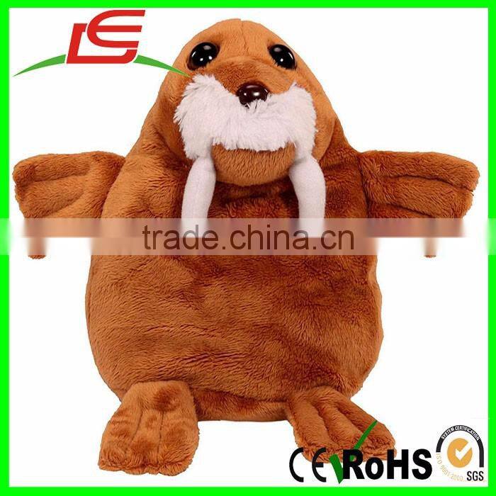 3 in one quick flip Reversible Plush Toy Turtle Dolphin Walrus Pop Out Pets Ocean