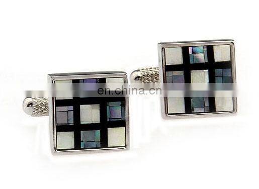 2014 Fashion abalone jewelry making cufflinks men's jewelry high quality