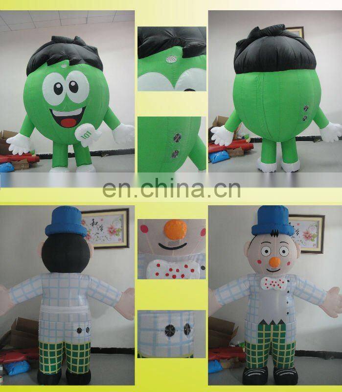 2015 Promotion New Clown Theme Inflatable Moving Cartoon