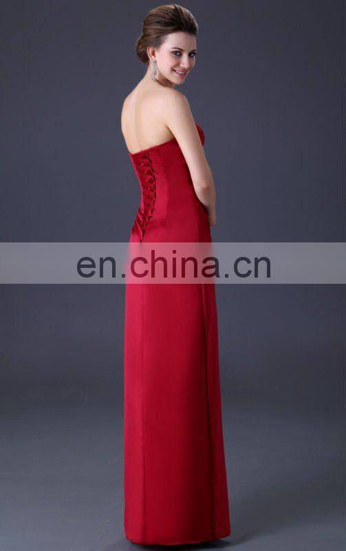 Grace Karin Sexy Long Red Evening Dresses CL3142