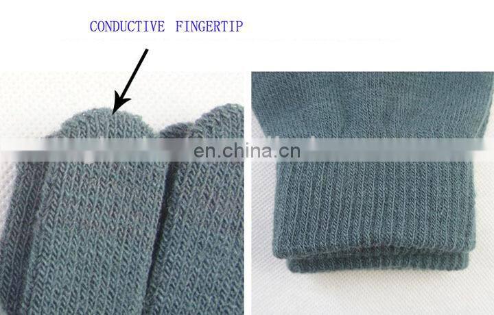 Wholesale Euro-american Winter Knitted Unisex gloves for touch screen iphone