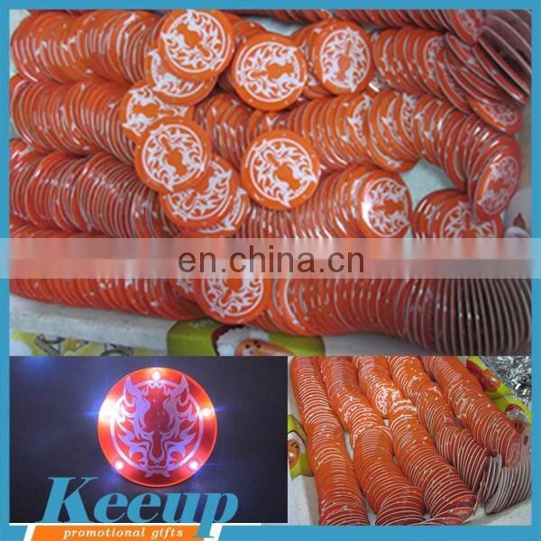 Wholesale cheap price flashing badge led name badge with custom shape