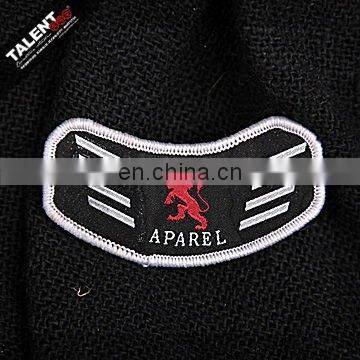 custom individual design weaving label patch woven badges for garment
