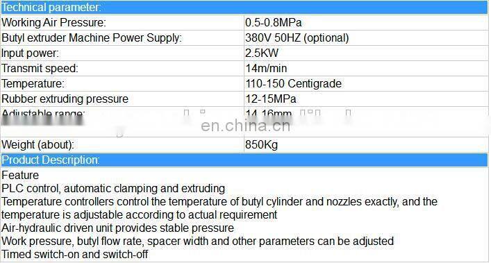 Insulating Glass Butyl Silicone Sealant Extruder Machine