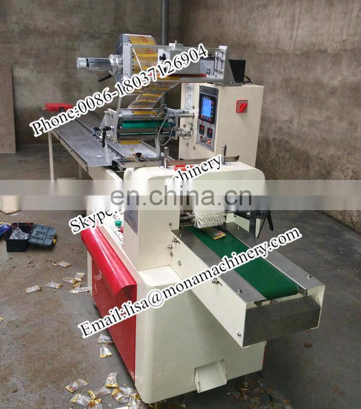 small scale horizontal sachet pouch bread packaging machine