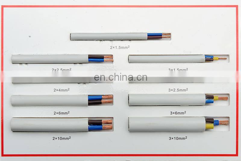 flat round flexible earthing ground power rubber insulated cable