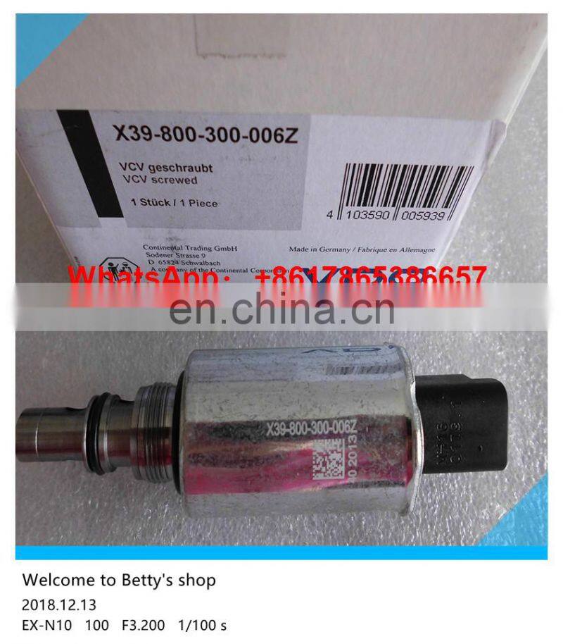 Common Rail Pump Volume Control Valve X39-800-300-006Z,orginal,brand new X39800300006Z