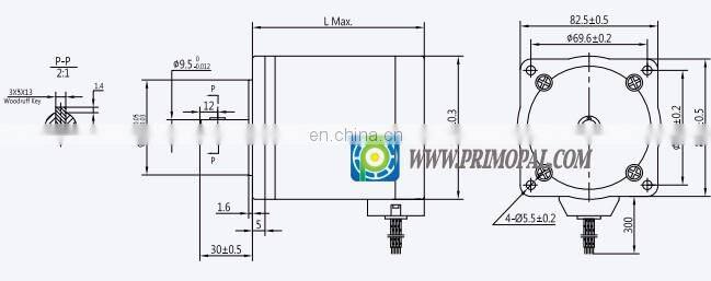 1.8degree NEMA 34 Stepper Motor for robot and 3d printer