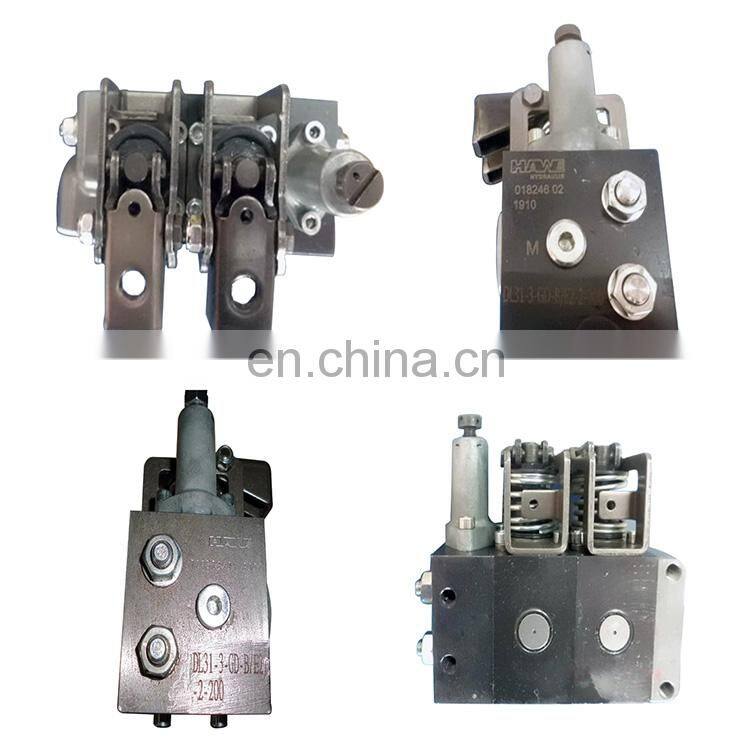 Hawe DL type hydraulic manual actuation multiple directional control valve