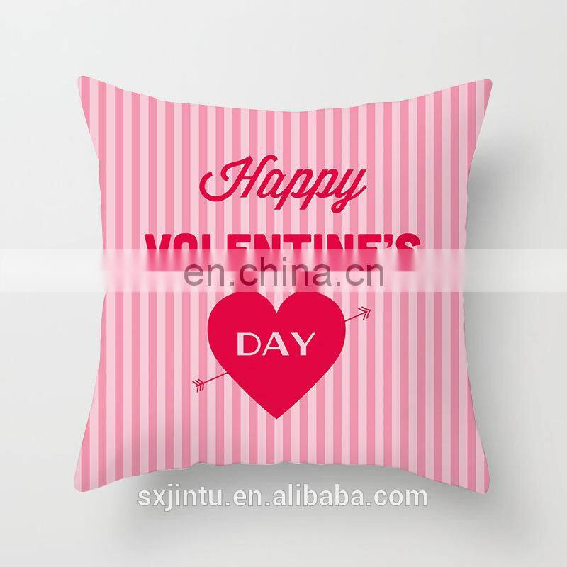 Custom Digital Printing Valentine's Day decoration Throw Pillow case Covers