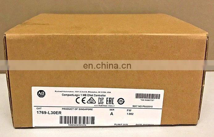 Industrial Automation PLC rockwell 1769-L30ER Compact Logix 1 MB ENet Controller AB PLC CPU