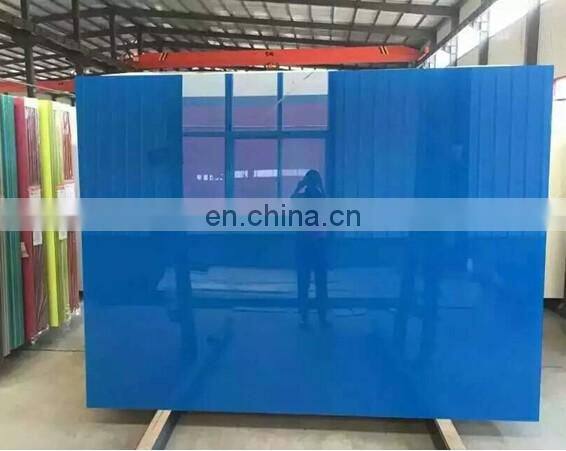 8mm clear toughened glass with polished edge