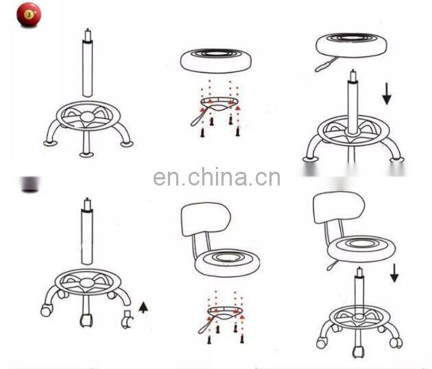 Height Adjustable Computer Lab High Chair Lab Stool Drafting High Chairs Price