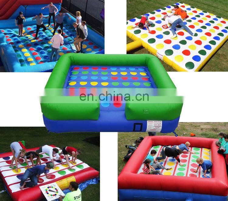 Large Interactive Games Outdoor Inflatable Twister Game for Sale