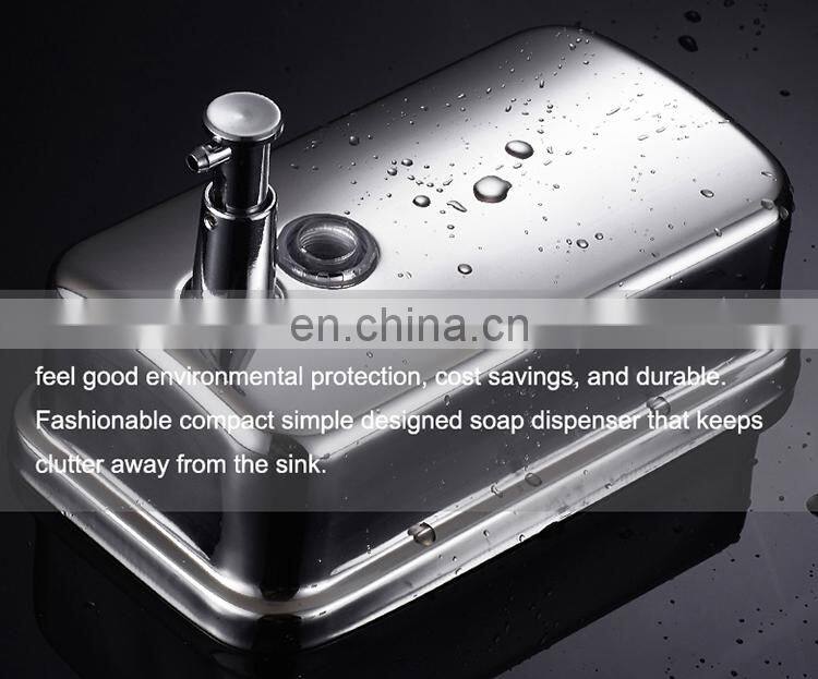 304 Stainless Steel Manual shampoo and shower gel dispenser for hotel