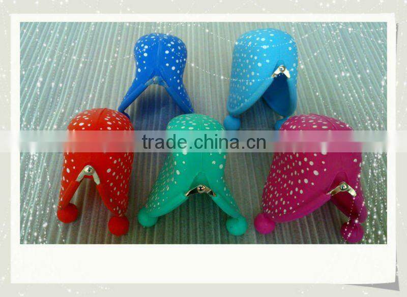 Cute and Mini silicone coin bags with new pattern colorful