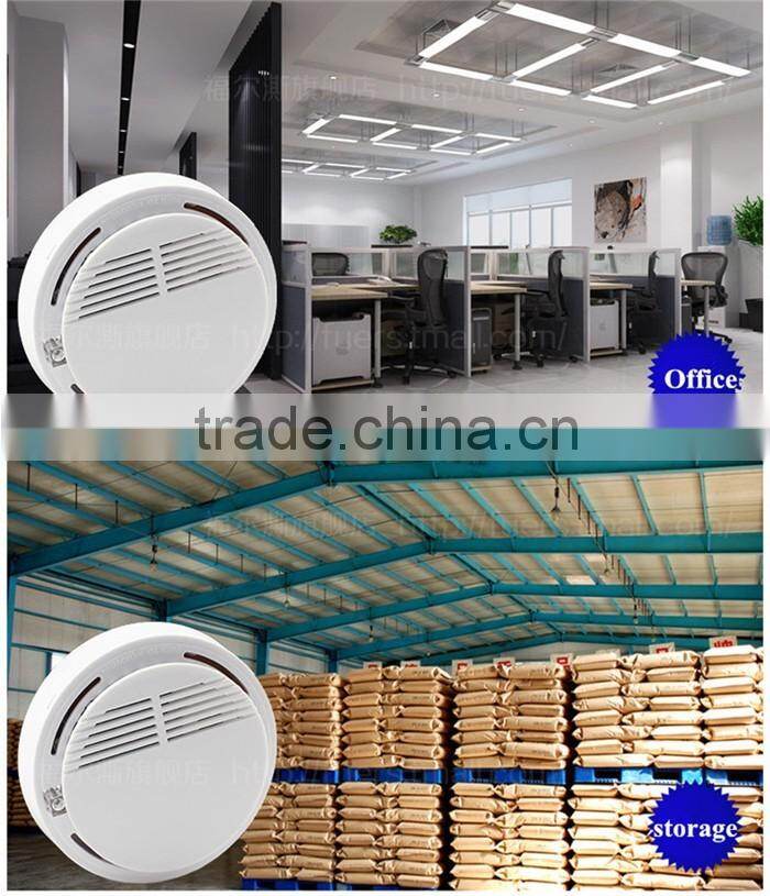 Wireless Smoke Detector Cigarette Fire Alarm Sensor Security Fire Detection System for Office Building / School / Shop