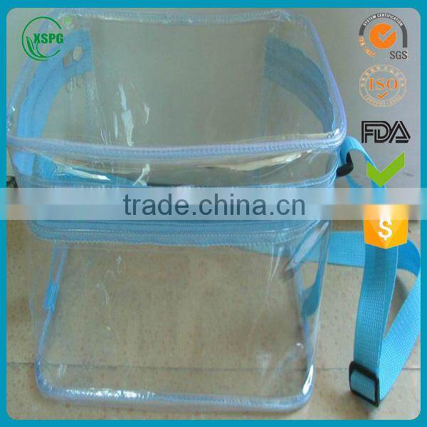 2015 cheap clear pvc packaging tote bag