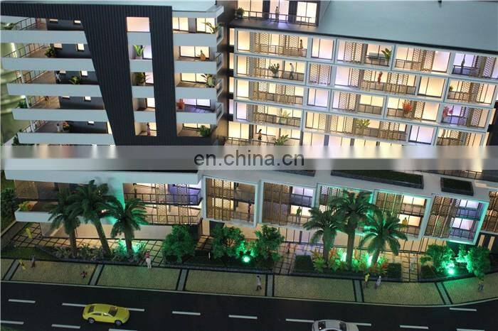 Ho scale condominium model made in China model manufacturer