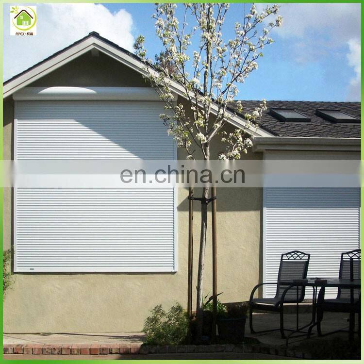 Aluminum alloy roller door electric roll up shutter to ceiling windows