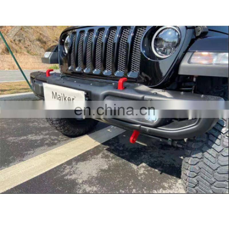 Offroad 10th anniversary front bumper for Jeep wrangler JL 2018+ bumper without radar hole for jeep Maiker