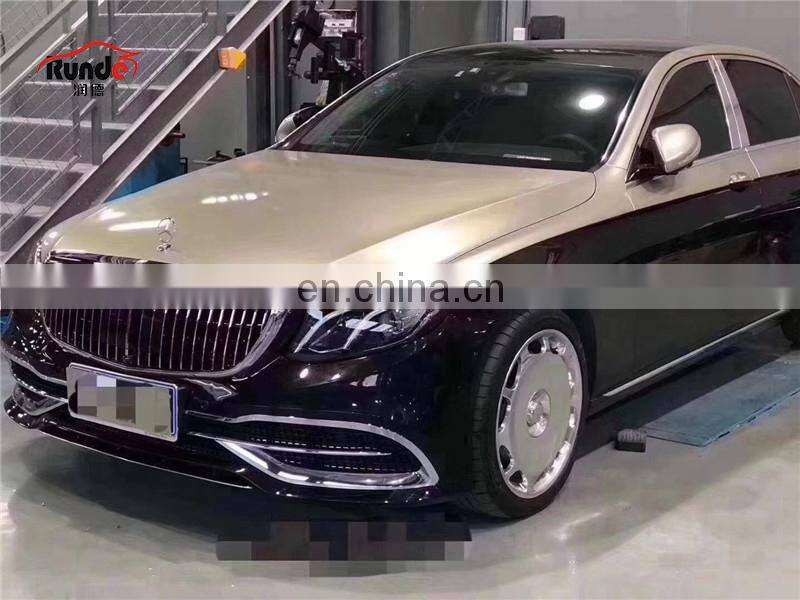 Runde PP Material Auto Car Body Kit For Mercedes-Benz E-class W213 E260 LE300L Upgrade to Maybach body kit