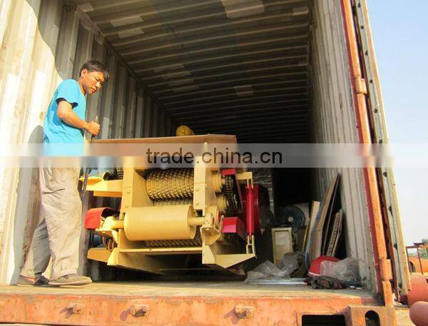 feeder size 23*50cm drum chipper with CE certification