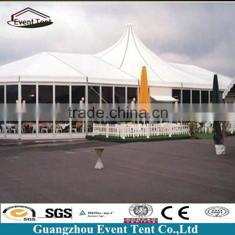 Used snow load glass wall cheap outdoor gazebo tent for temporary building