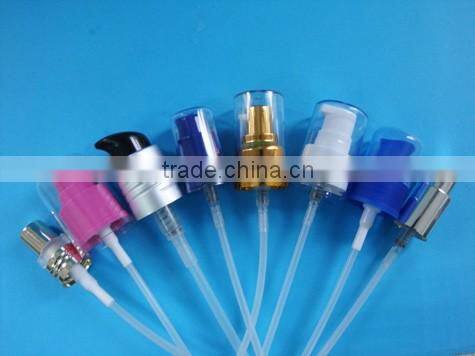 Skin care white plastic cream treatment pump,cosmetic liquid foundation/BB cream pump