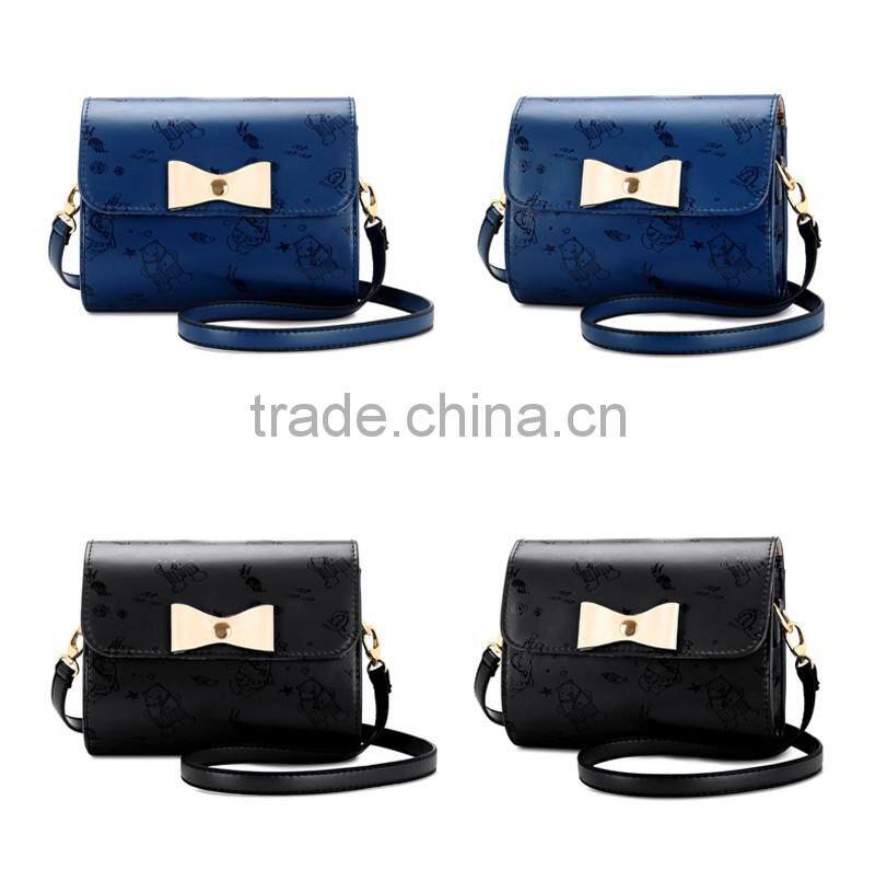 Tote bowknot hand bag lady handbag women bags shoulder bag