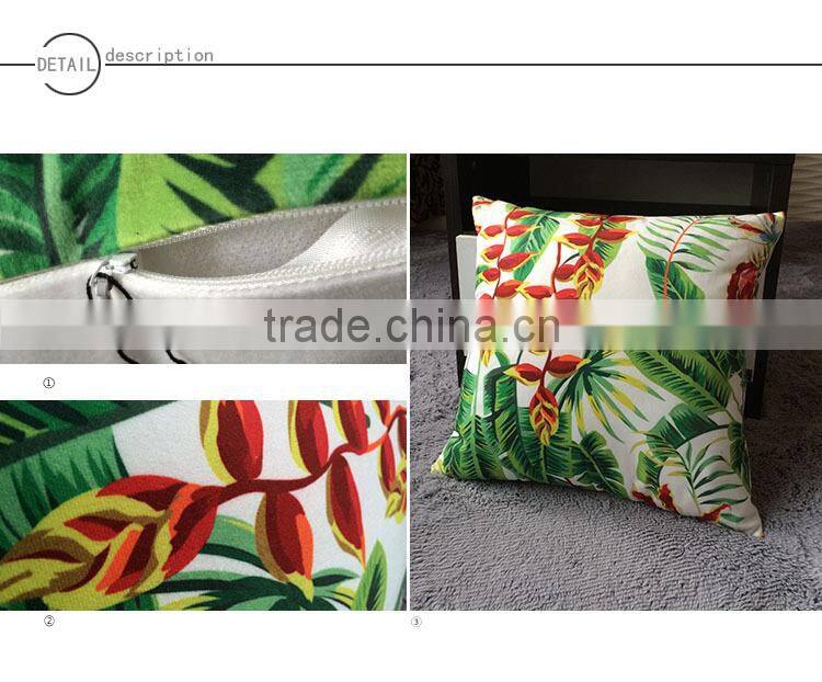 digital print green pillow