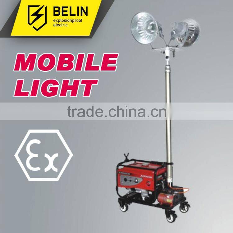 SFW6110C Large Mobile Light Tower with Wheels